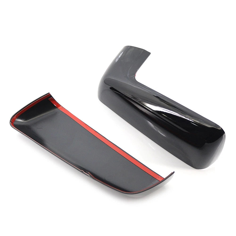 2pcs Black Rearview Mirror Cover Decor For Chevy Silverado Sierra 1500 2019-2022