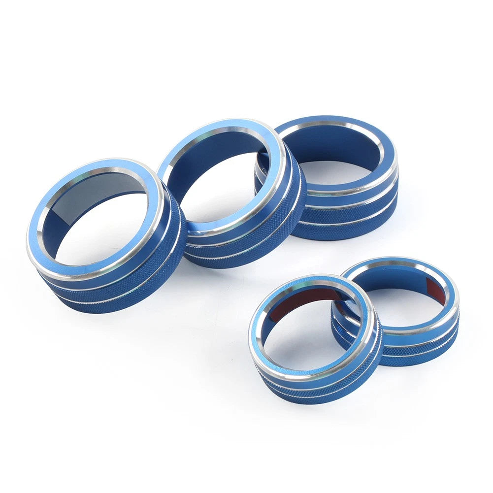 Control Switch Knob Ring Cover Trim Fit Honda Accord 10th Generation 18-22 Blue