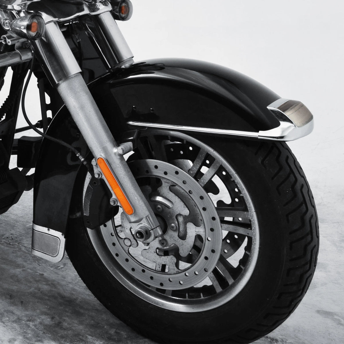 Front Fender Tip Smoke Lens For Harley Electra Tri Glide Ultra Limited 14-23 22