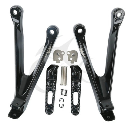 Passenger Footrests Footpeg Pegs Bracket Fit For Honda CBR1000RR 2008-2016 15 US