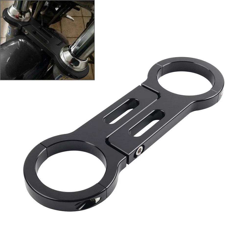 39mm Fork Brace Method Stabilizer For Harley Dyna Super Glide FXD FXDI 88-05 Blk