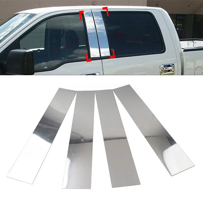 Pillar Post Door Window Cover Trim For Ford F-150 For Lincoln Mark LT 2004-2014