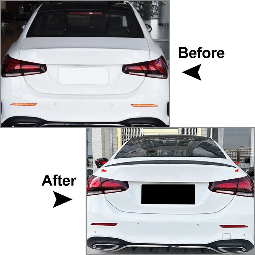 Rear Trunk Spoiler Wing For Mercedes Benz A Class W177 Sedan 2019-2022