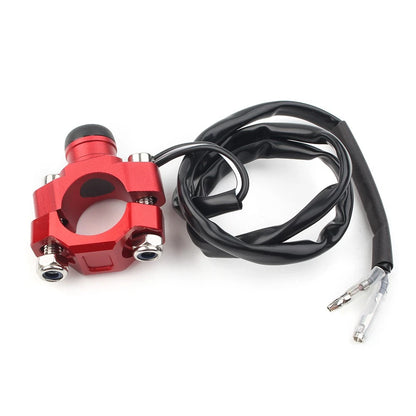 Universal Rotating Bar Clamp Start Stop Kill Switch Button fit 7/8" 22 Handlebar