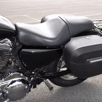 Black Two Up Driver Passenger Seat For Harley Sportster Iron 1200 2021 2020 2019