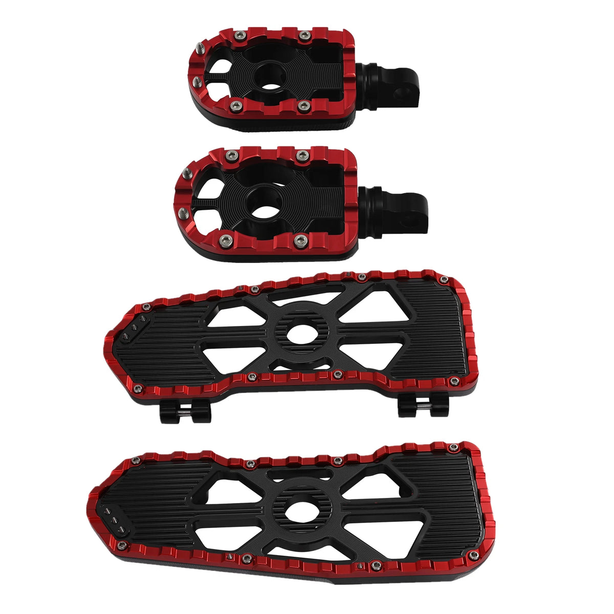 Driver Floorboards Footboards &10mm Rear FootPegs For Harley Electra Glide 09-Up