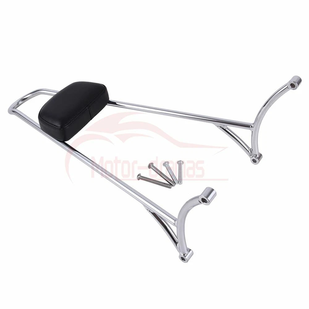 Detachable Passenger Sissy Bar Backrest Pad For Harley Sportster 1200 883 04-21