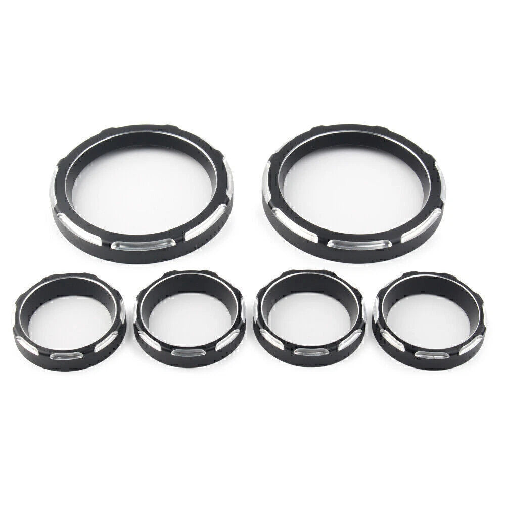 Cut Speedometer Board Burst Gauge Bezel CNC For Harley Touring FLHT FLHX 96 - 13