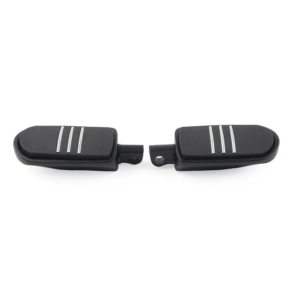 US 2pcs 32mm 1.25" Male Foot pegs Footrest Pedal For Harley Iron XL 883 Black