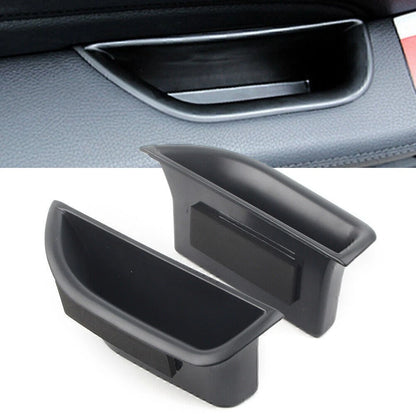 Black Door Armrest Storage Box Tray Bin For Mercedes Benz E Class W212 10-16 US