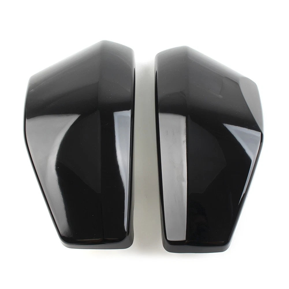 ABS Plastic Battery Left & Right Side Covers For Honda VTX1300 2003-2009 Black