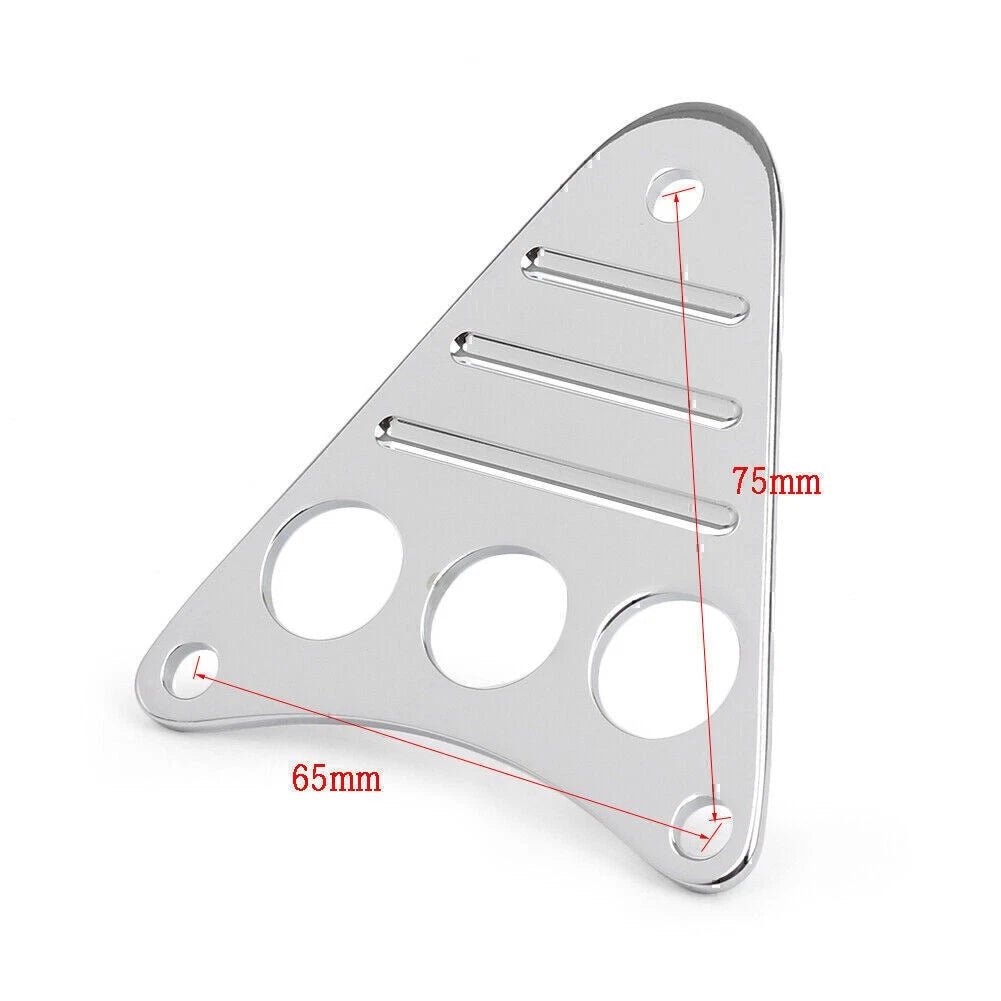 Instrument Penal Cover Aluminum Dash Plaque Cover For Kawasaki Custom Classic
