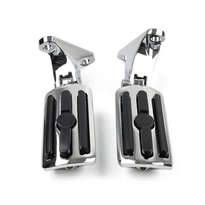 Rear Passenger Footpeg Mount Bracket Fit For Harley Touring Models 1993+ Chrome