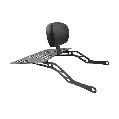 Matte Rear Sissy Bar Backrest w/Luggage Rack For Can Am Spyder F3 F3-S 2015-2025
