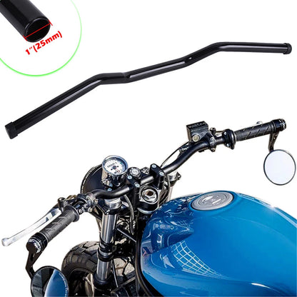 1"Motorcycle Drag Bar Handlebar For Honda Yamaha Kawasaki Suzuki Chopper Bobber