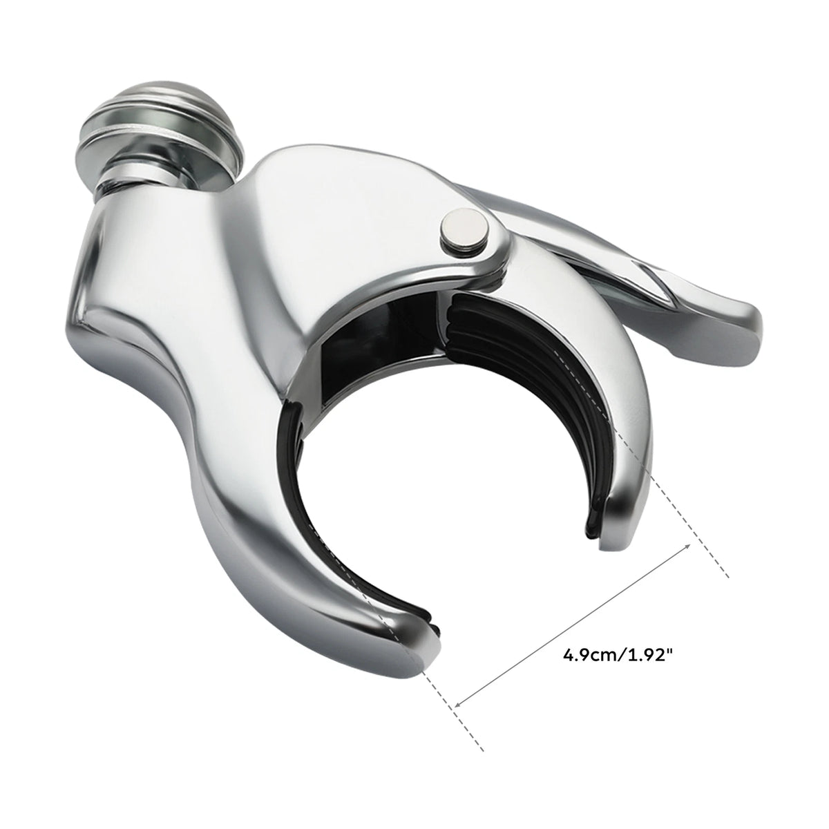 49mm Detachable Windshield Clamps Fit For Harley V-Rod Super Glide Fat Bob 18-Up