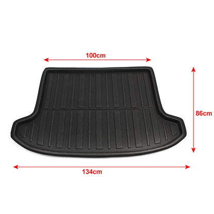 Rear Trunk Tray Cargo Boot Liner Mat For Kia Seltos 2020-2023 Black PE+EVA