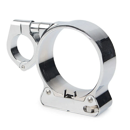 Silver 16" Side Mount Speedo Relocation Bracket For Harley Sportster 1200 883 72