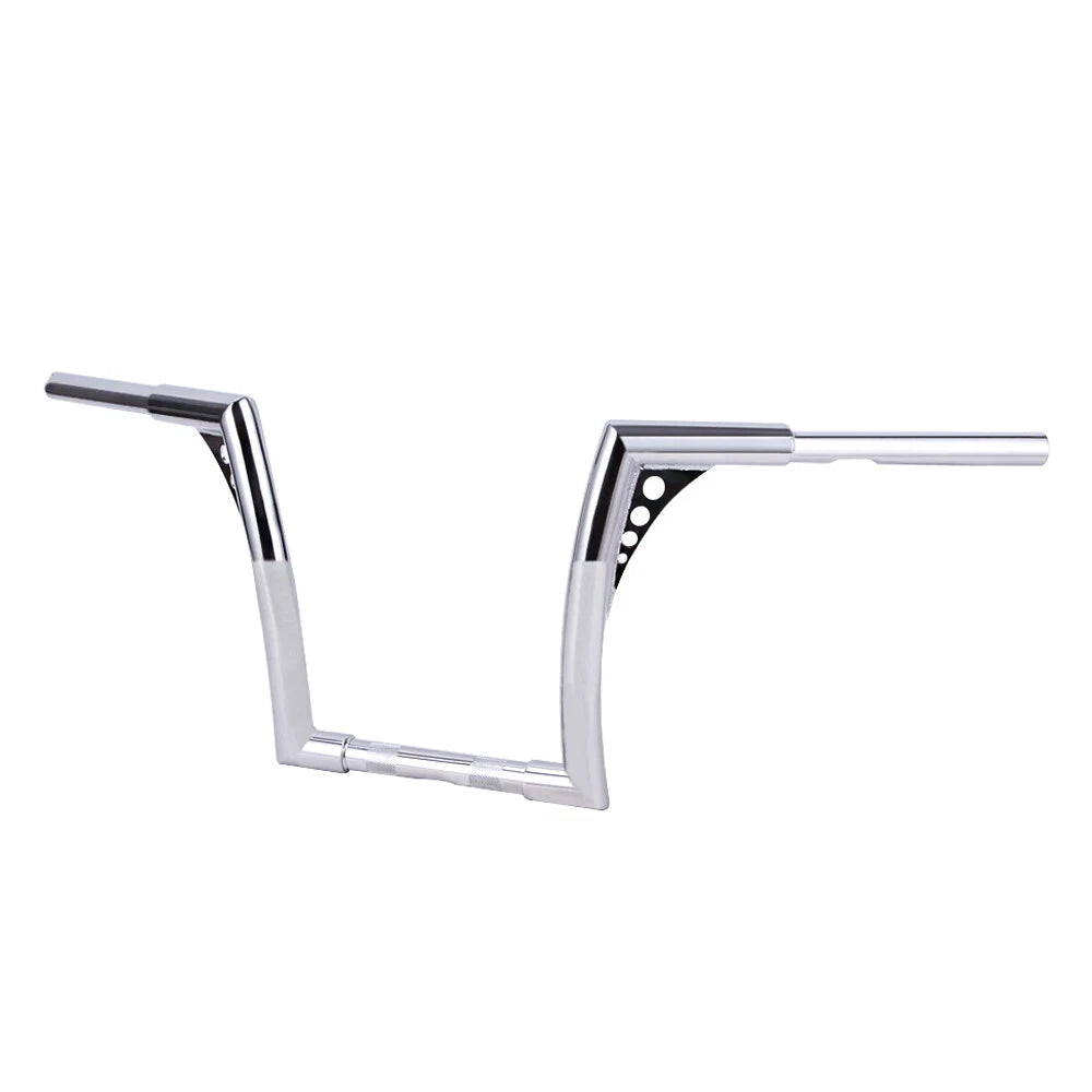 12" Rise 1-1/4" Ape Hanger Handlebar Drag Bars For Harley FLST FXST XL 883 1200