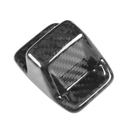Gear Lever Shift Knob Cover Trim Fit Audi A3 S3 RS3 8Y 20-23 Carbon Fiber Black