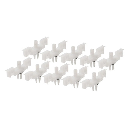 10x Door Sill Rail Scuff Plate Trim Clips Kit For Porsche Cayenne 03-06 08-10