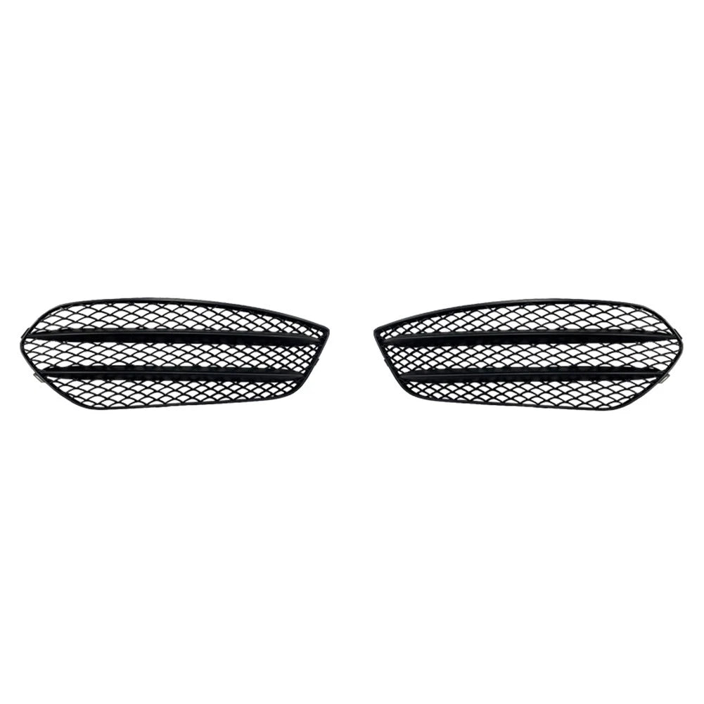 2x Front Bumper Air Vent Grille Cover Trim Black Fit For Benz CLA C117 2013-2015
