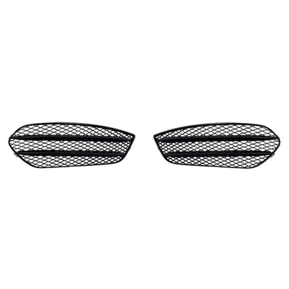 2x Front Bumper Air Vent Grille Cover Trim Black Fit For Benz CLA C117 2013-2015
