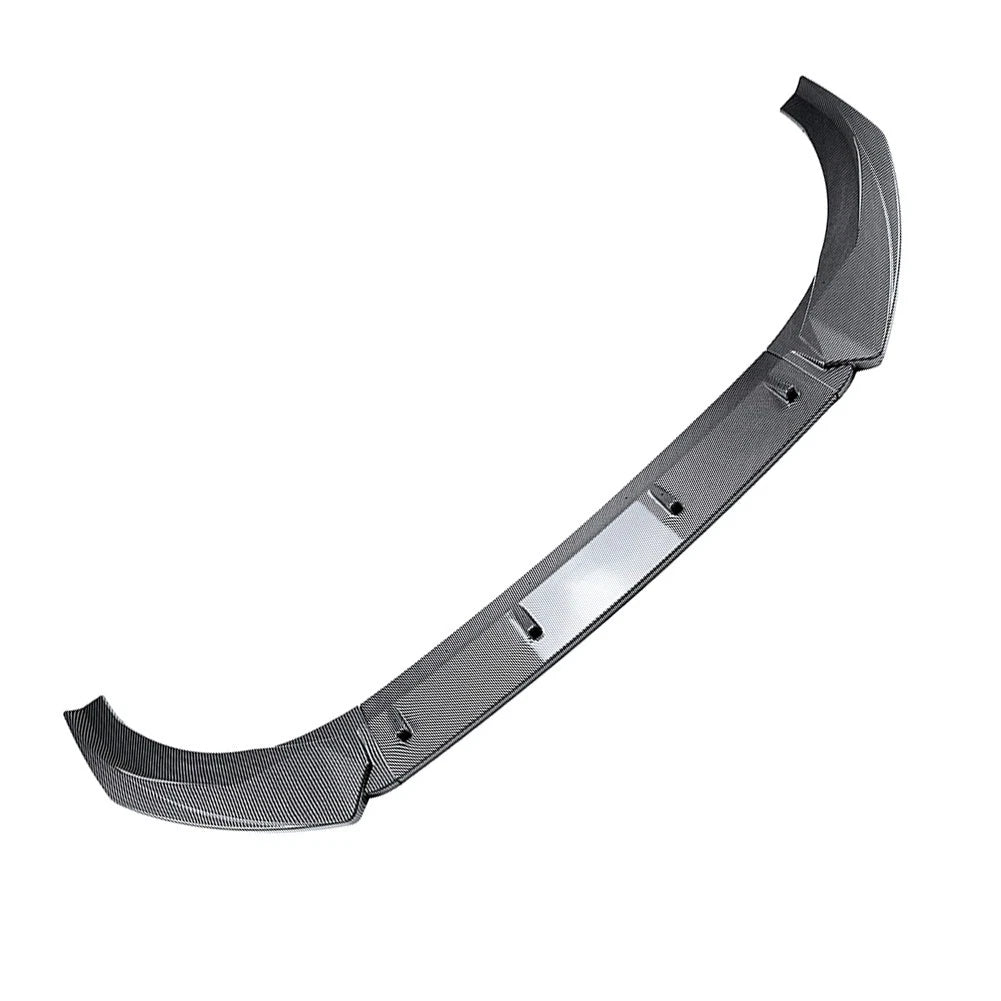 Carbon Look Front Bumper Spoiler Lip For Audi A3 S3 8V Pre-Facelift 2013-2016