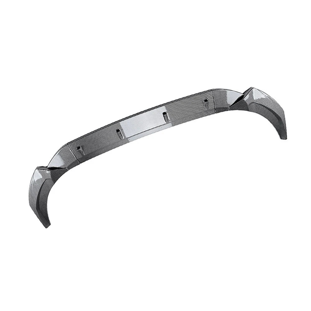 Front Bumper Splitter Spoiler Lip Carbon Fiber Black For Audi A4 S4 B9.5 2020-24