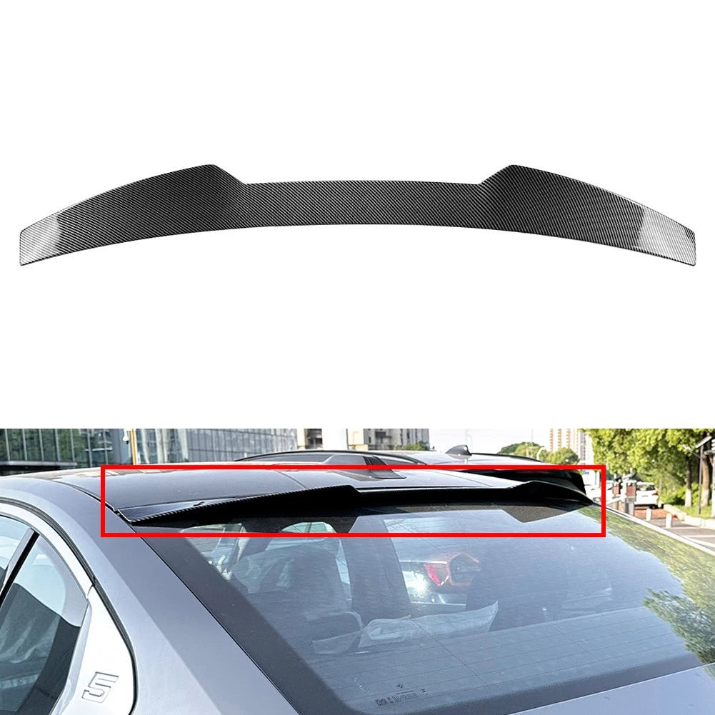Carbon Look Tail Wing Rear Roof Spoiler Wing Lip For BMW 5 Series I5 G60 2024-25