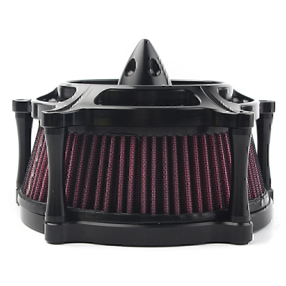 Turbine Air Cleaner Spike Intake Filter For Harley Softail 1993-15 Touring Dyna