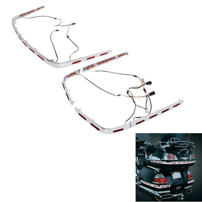 Trunk & Saddlebag Decoration Trim LED Light For Honda Goldwing GL1800 01-11
