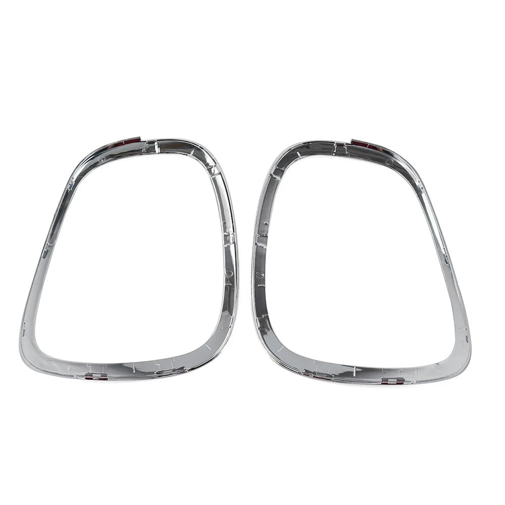 Rear Taillight Ring Bezel Trim Cover Fit BMW Mini Cooper F55 F56 F57 2Pcs