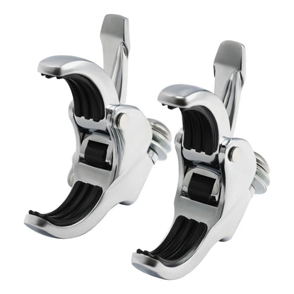 49mm Detachable Windshield Clamps Fit For Harley V-Rod Super Glide Fat Bob 18-Up