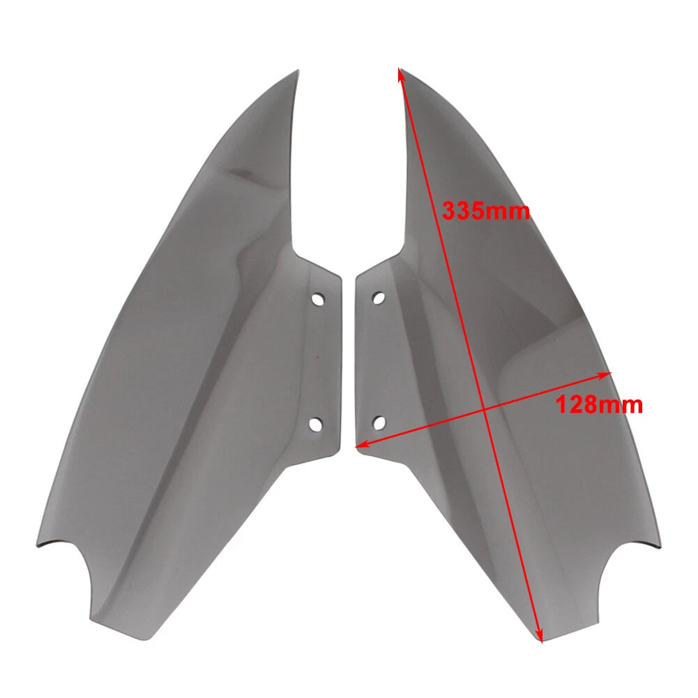 Side Windshield Windscreen Wind Deflector For BMW R18 B Bagger Smoke Motor