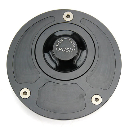 Motorcycle Keyless Fuel Gas Tank Cap For Yamaha YZF R1 R3 R6 R6S R15 R25 R125 FZ