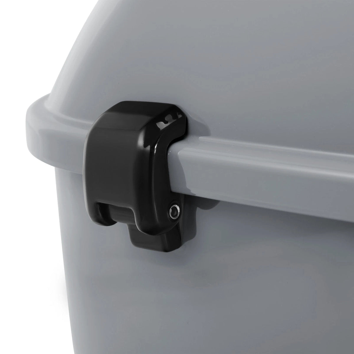 King Trunk Backrest Mount Rack Fit For Harley Electra Glide 14-Up Billiard Gray