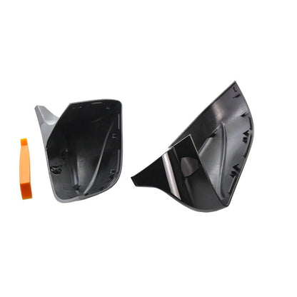 Pair ABS Plastic Rear view mirror cover trim For Tesla Model 3 2017-2020