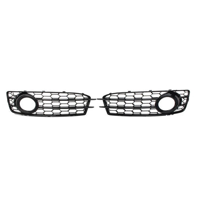BK Front Bumper Honeycomb Mesh Fog Light Grille Cover Fit Audi A3 8P SLine 09-12