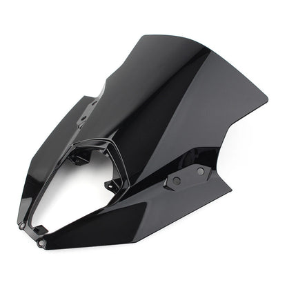 Windshield Windscreen Protector Black For Kawasaki ER6F Ninja 650 EХ-650 2020-23
