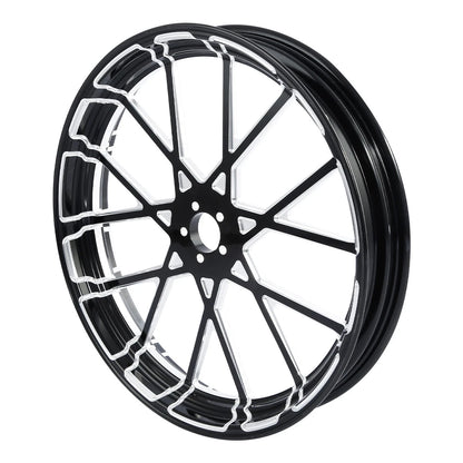 21'' Front Wheel Rim Single Disc Hub &Fender Fit For Harley Touring 2008-2025 US
