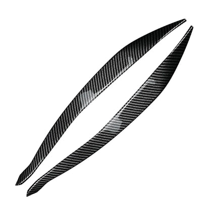 Front Headlight Eyelids Eyebrow Cover Carbon For BMW 5 Series F10 F11 2015-17 US