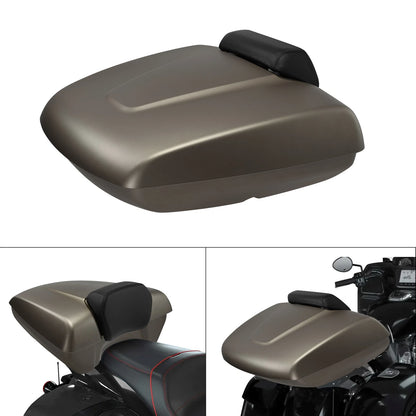 Low Profile Trunk Backrest Pad Fit For Indian Chief Dark Horse 17-19 18 US