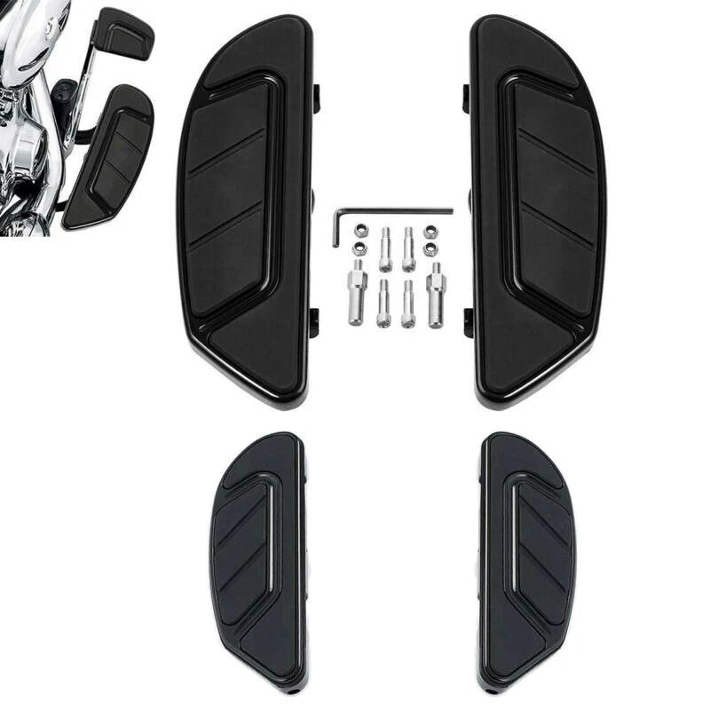 Rider & Driver Passenger Floorboard Fit For Harley Touring Electra Glide 1986-Up