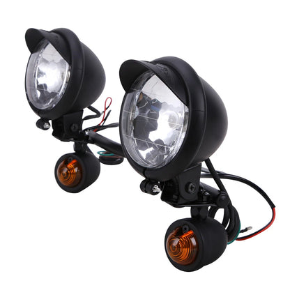 Motorcycle Driving Passing Spot Fog Light Turn Signal Lamp Bar For Harley Honda