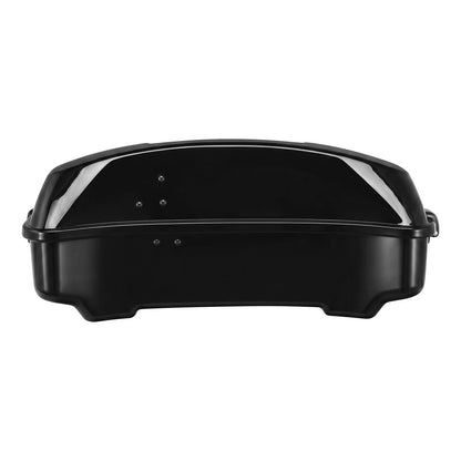 Black Chopped Pack Trunk Fit For Harley Touring Electra Road King Glide 2009-13