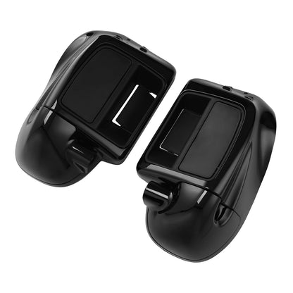 Lower Vented Fairing + 6.5"Speaker Box Pod Fit For Harley Touring Glide FL 14-24