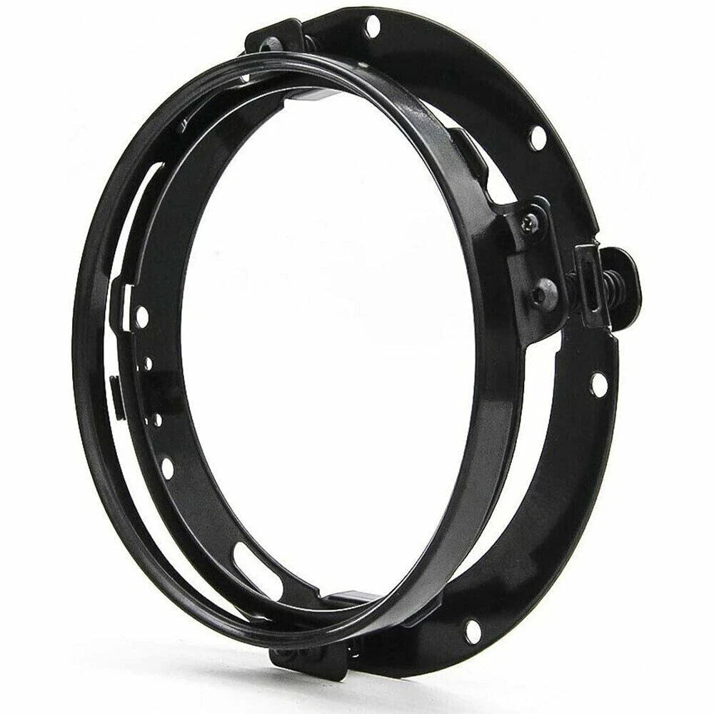 Motorcycle Auto 7" 7 inch Headlight Bracket For Car Headlamp Mount Ring Black