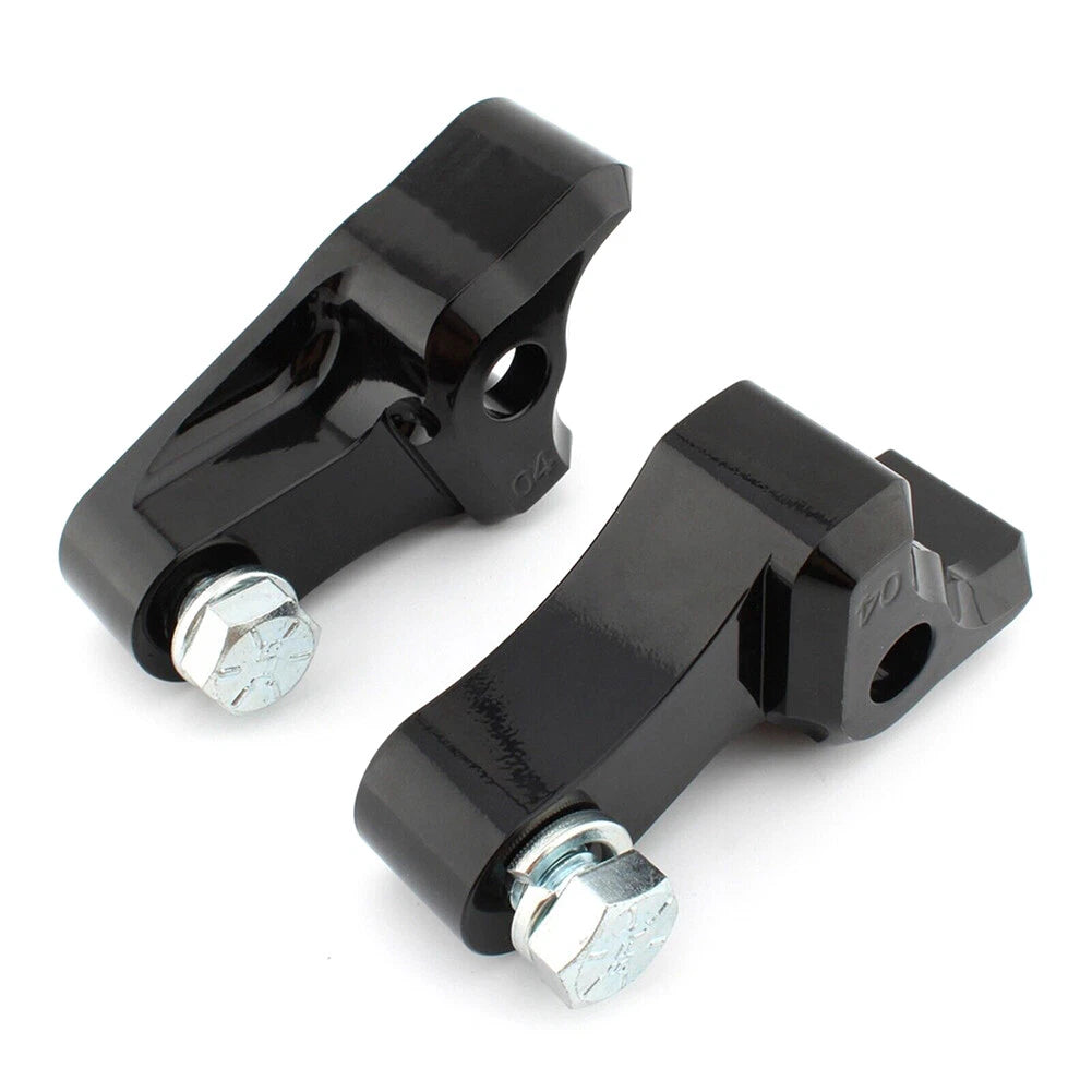 Rear Shock Absorber 1" Lowering Kit for Harley Touring FLHX FLHR FLHT Black 2pcs