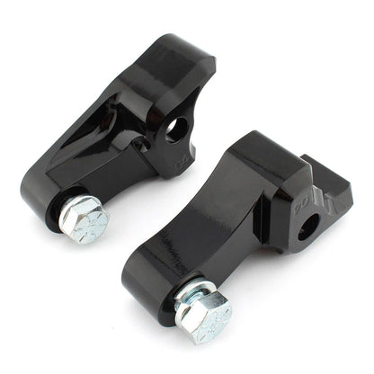 Rear Shock Absorber 1" Lowering Kit for Harley Touring FLHX FLHR FLHT Black 2pcs